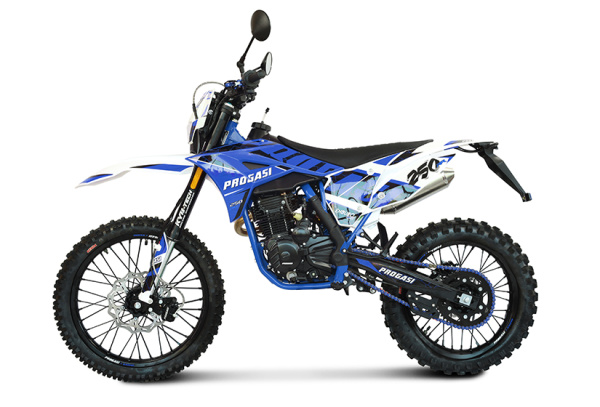 Мотоцикл кроссовый / эндуро Progasi (Прогаси) Super Max 250 RR Blue с ЭПТС | Мототека