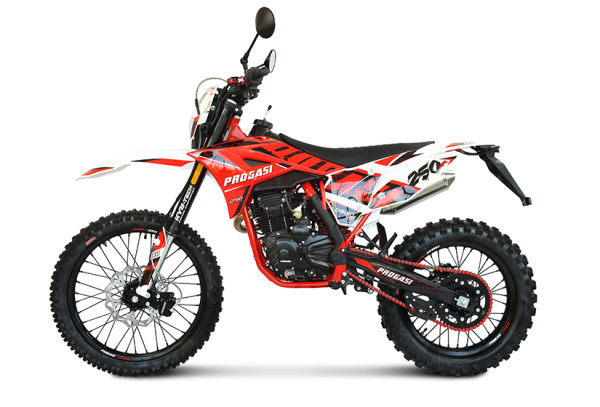 Мотоцикл кроссовый / эндуро Progasi (Прогаси) Super Max 250 RR Red с ЭПТС | Мототека